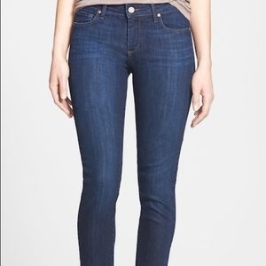 Paige Skinny Jeans Skinny Peg Medium Wash